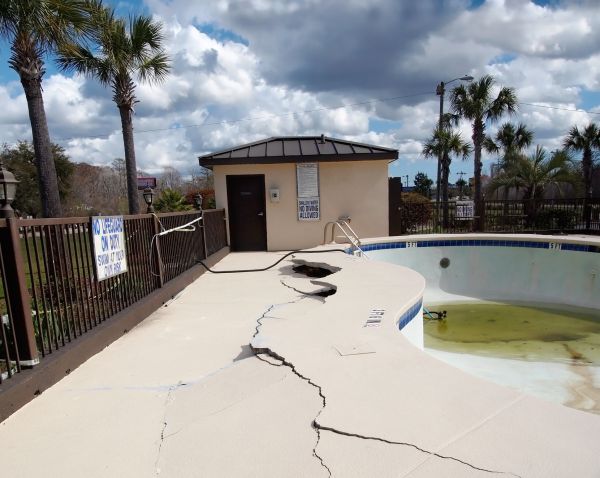 Cracked Patio Repair in Endicott